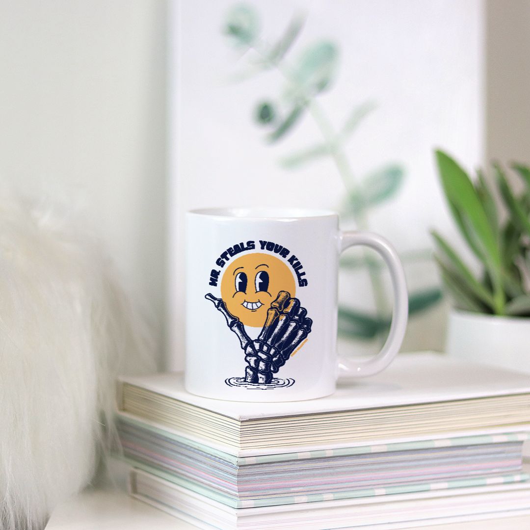 Mr. Steals Your Kills Mug 11oz