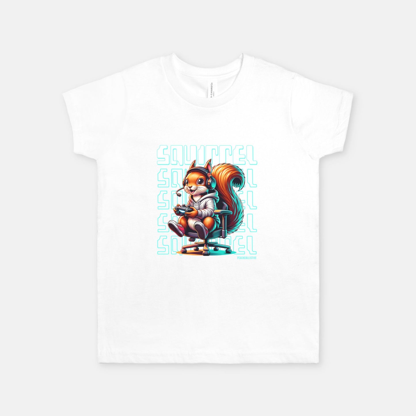 Squirrel Bella Canvas Youth Unisex Jersey Short Sleeve Tee 3001Y