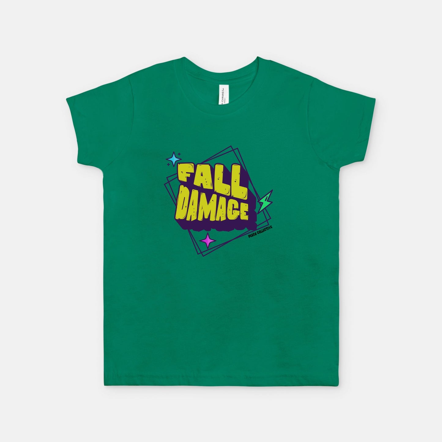 Fall Damage Bella Canvas Youth Unisex Jersey Short Sleeve Tee 3001Y