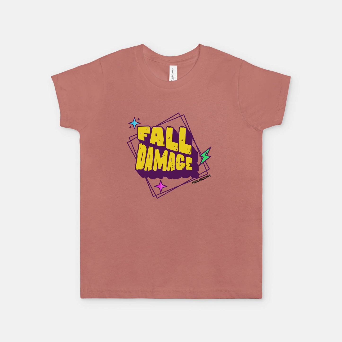 Fall Damage Bella Canvas Youth Unisex Jersey Short Sleeve Tee 3001Y