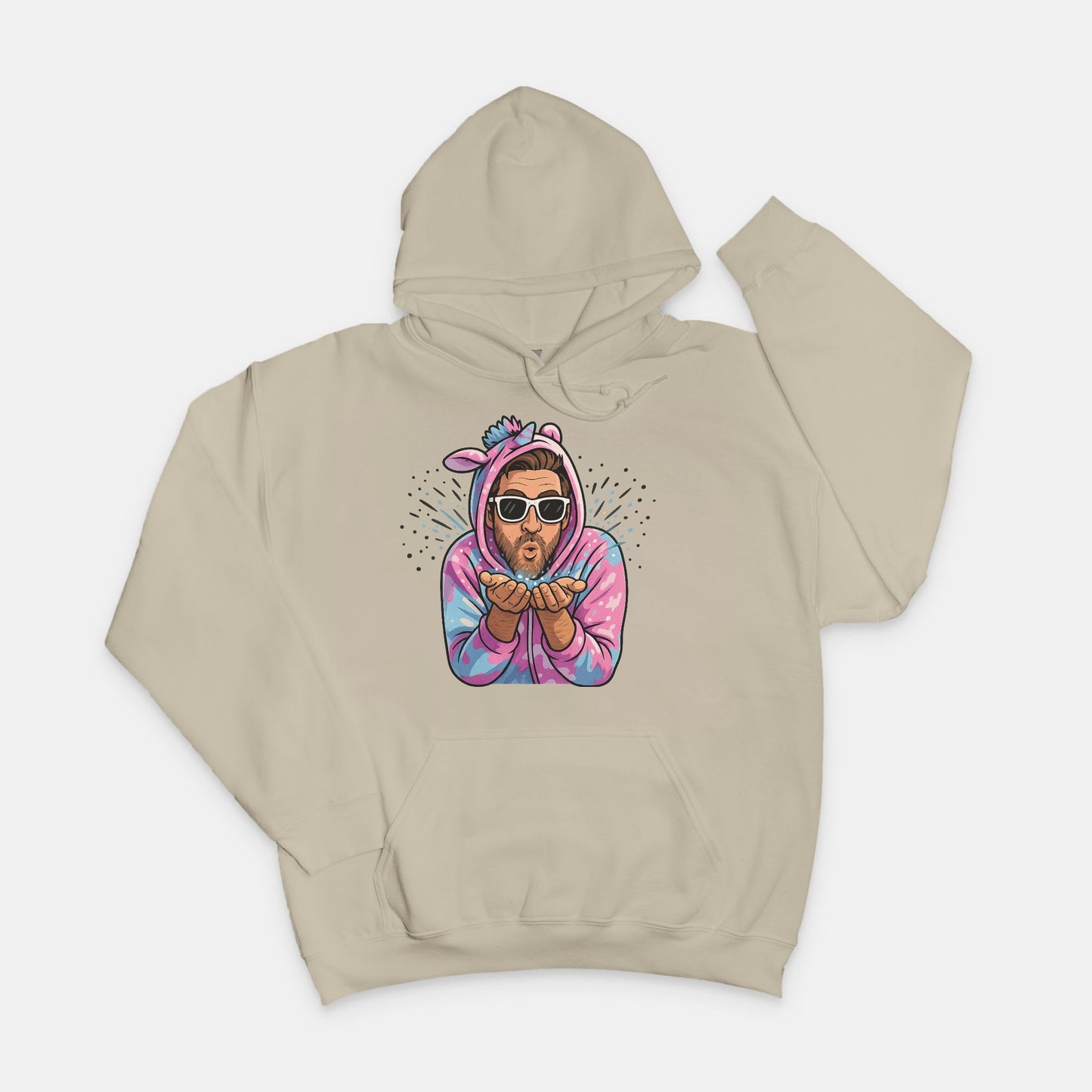 Only Horns Unisex Hooded Sweatshirt Gildan 18500