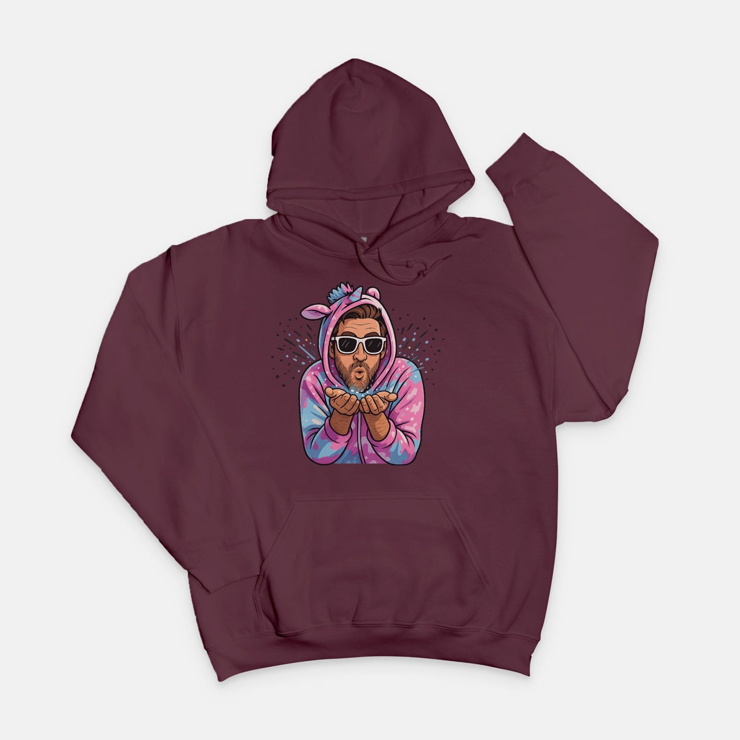 Only Horns Unisex Hooded Sweatshirt Gildan 18500