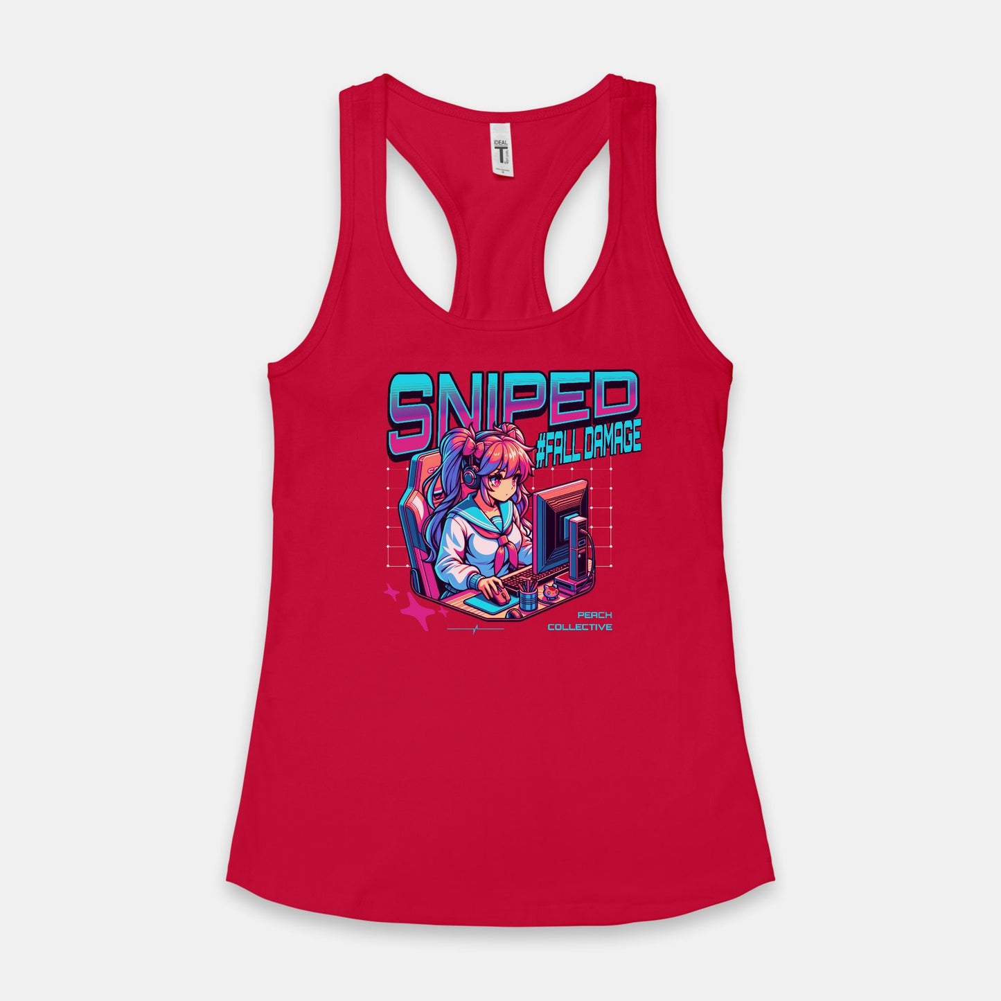 Sniped Women's Racerback Tank Next Level 1533