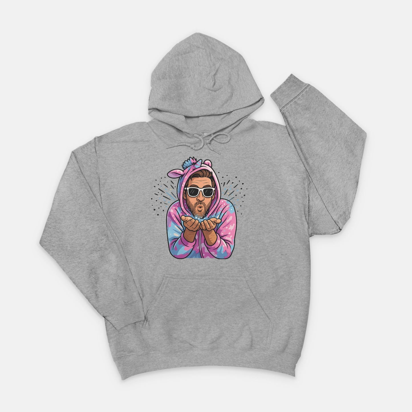 Only Horns Unisex Hooded Sweatshirt Gildan 18500