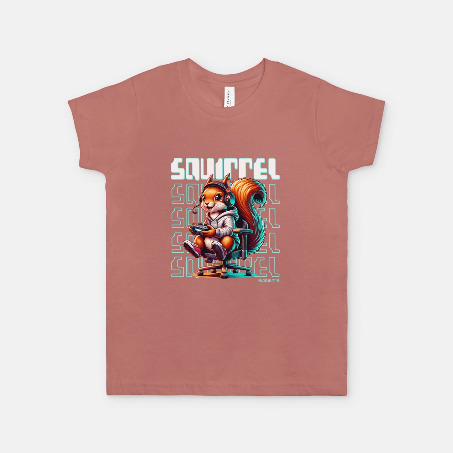 Squirrel Bella Canvas Youth Unisex Jersey Short Sleeve Tee 3001Y
