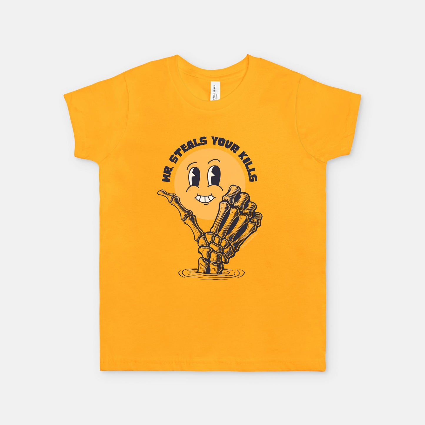 Mr. Steals Your Kills Bella Canvas Youth Unisex Jersey Short Sleeve Tee 3001Y