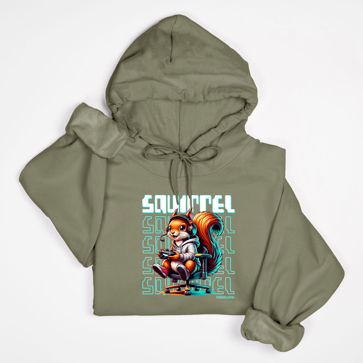Squirrel Unisex Hooded Sweatshirt Gildan 18500