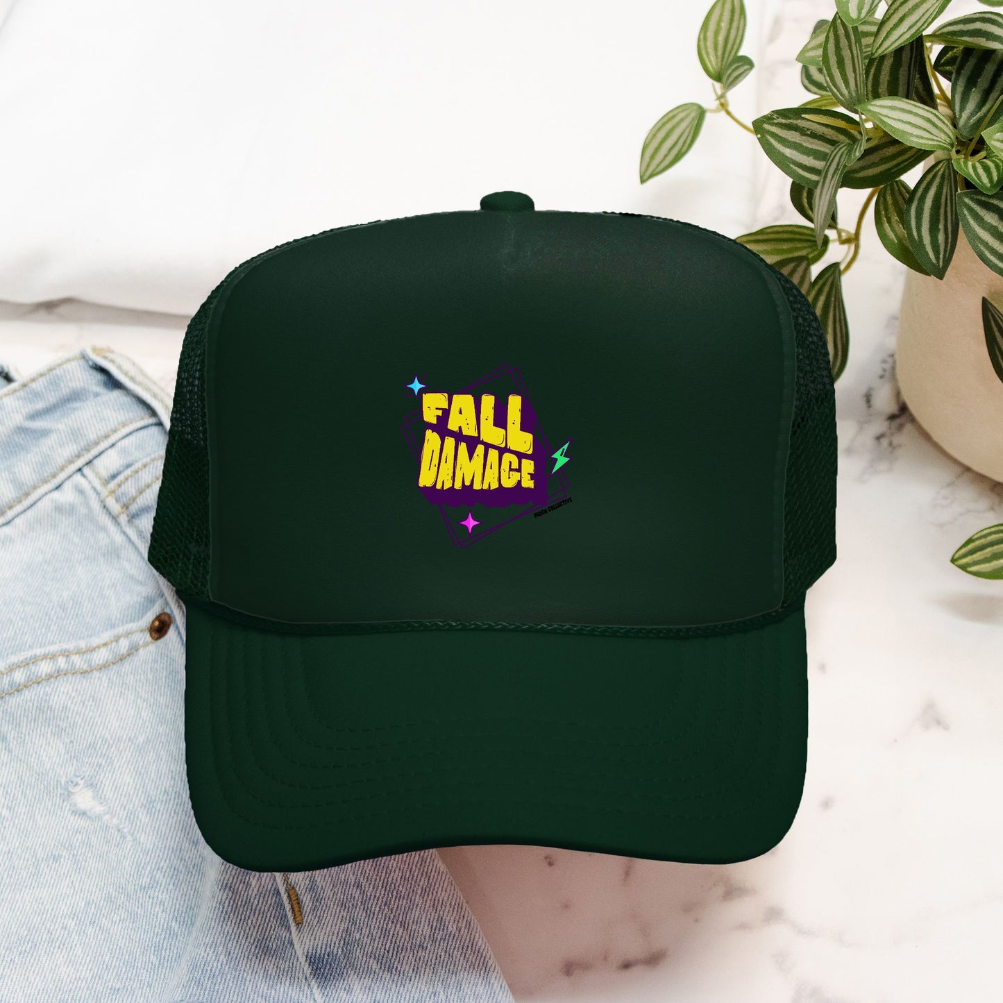 Fall Damage Foam Trucker Hat Otto 39-165