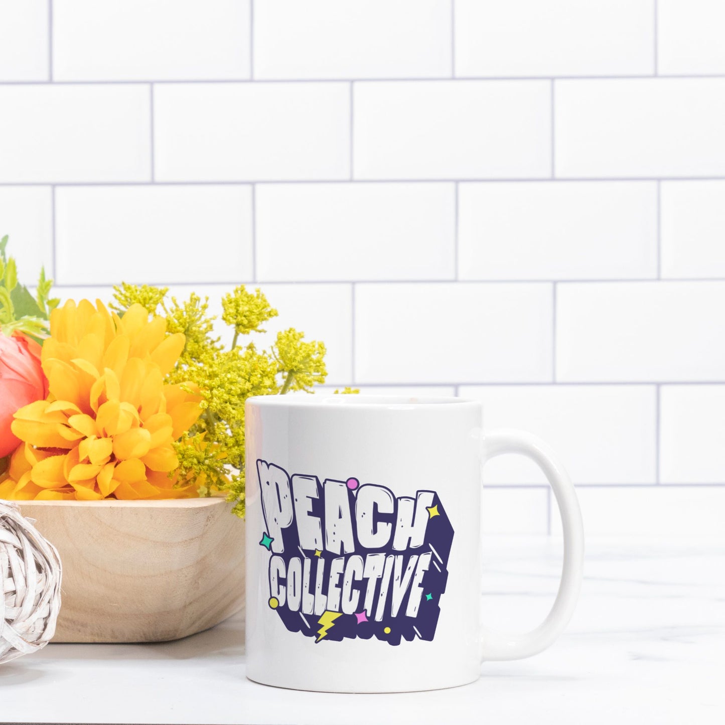 Retro Peach Collective Mug 11oz