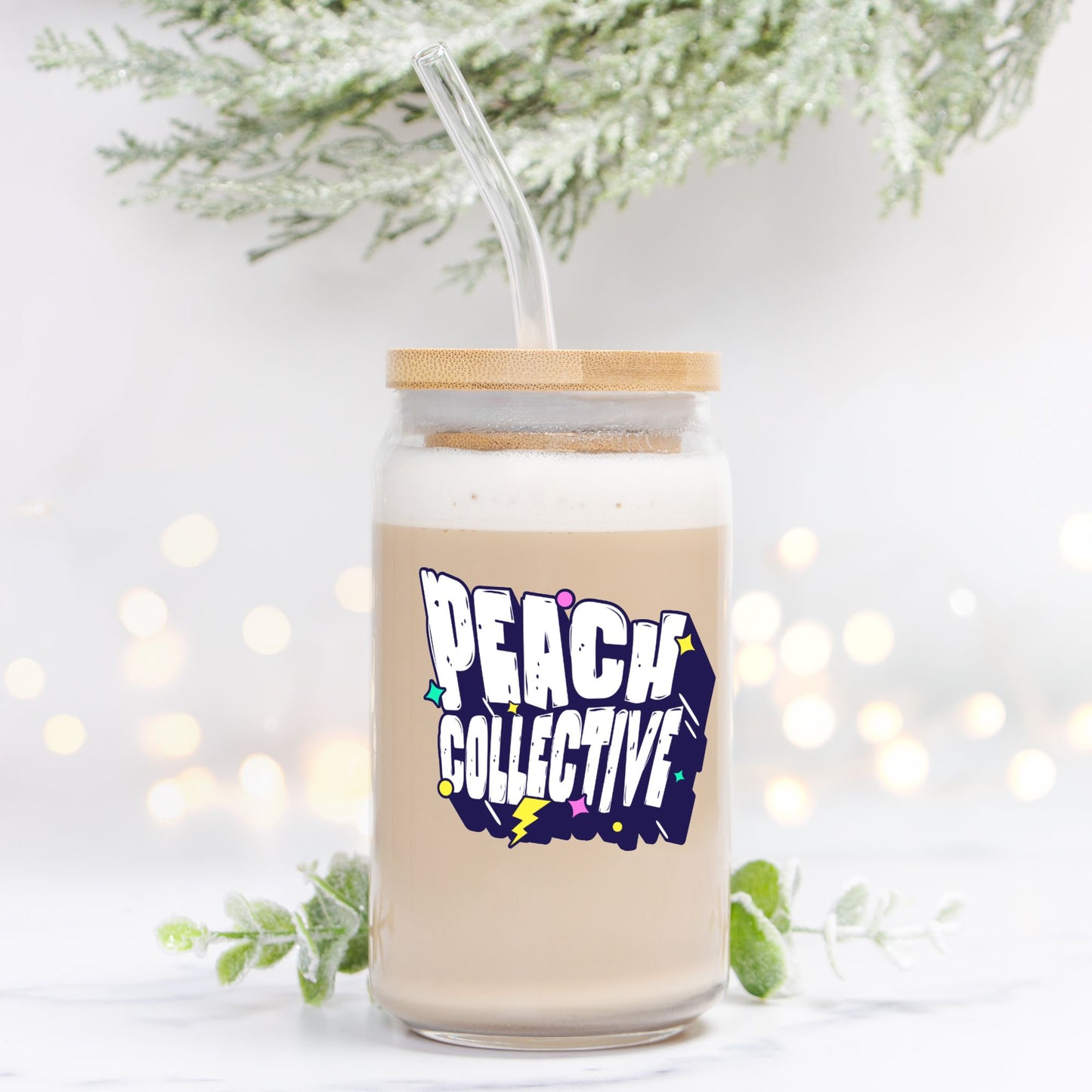 Peach Collective Glass Can 16oz