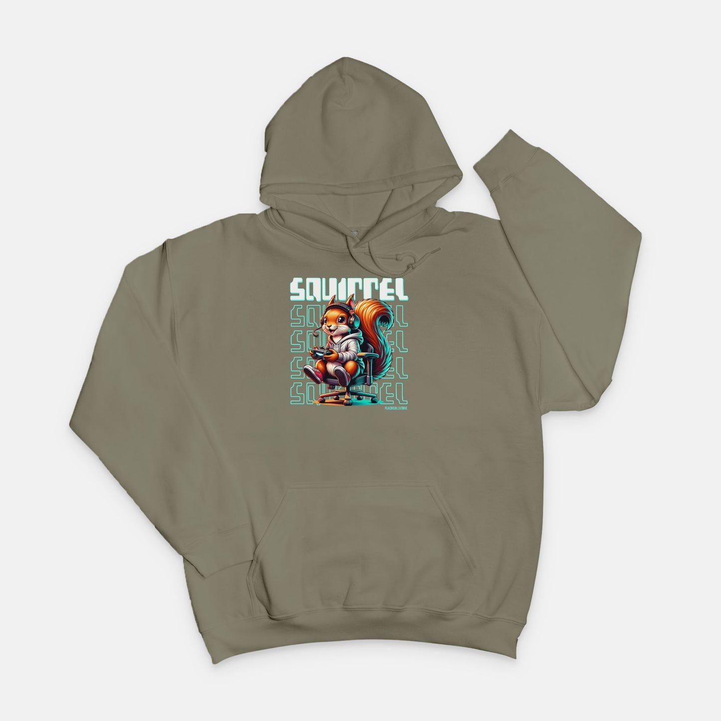 Squirrel Unisex Hooded Sweatshirt Gildan 18500