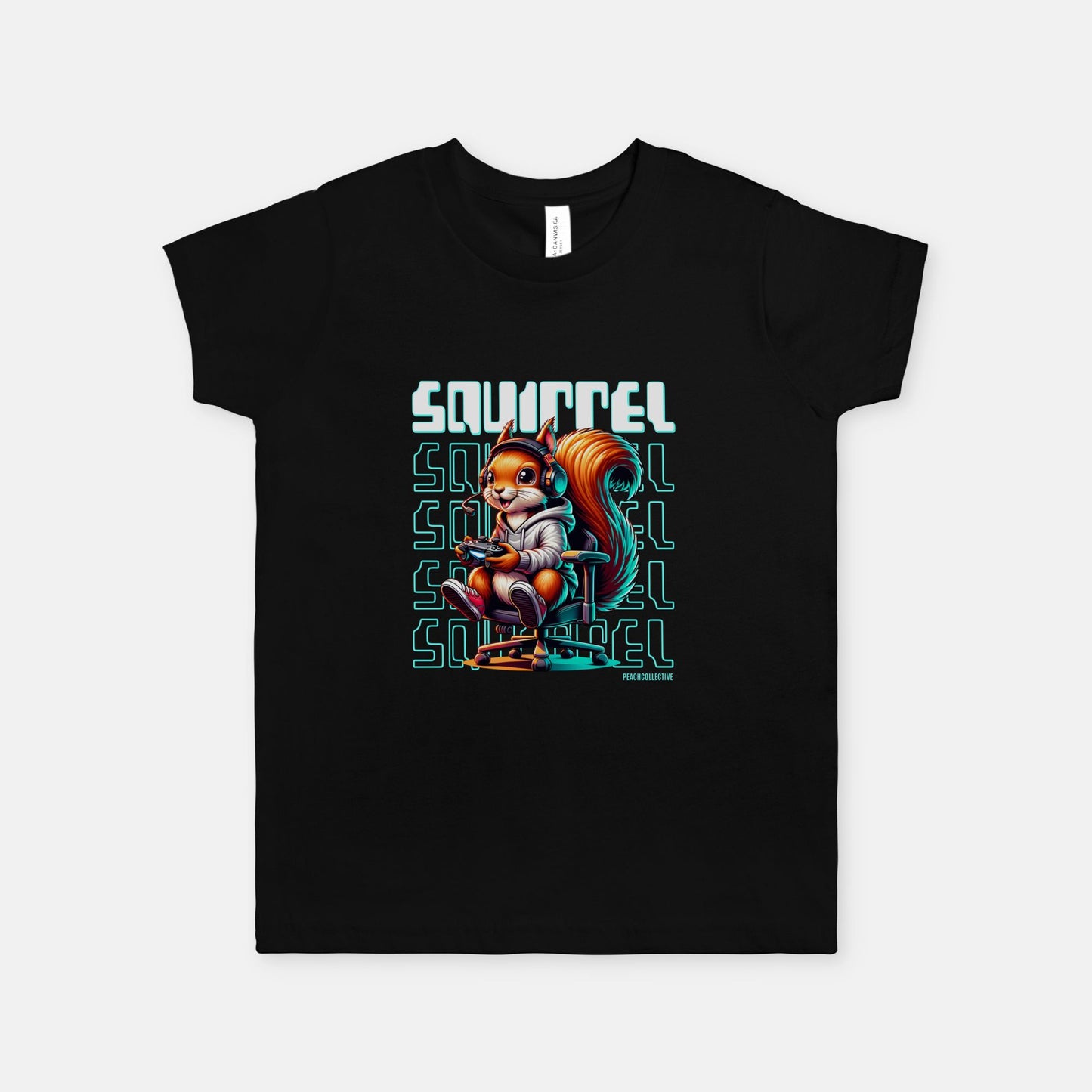 Squirrel Bella Canvas Youth Unisex Jersey Short Sleeve Tee 3001Y