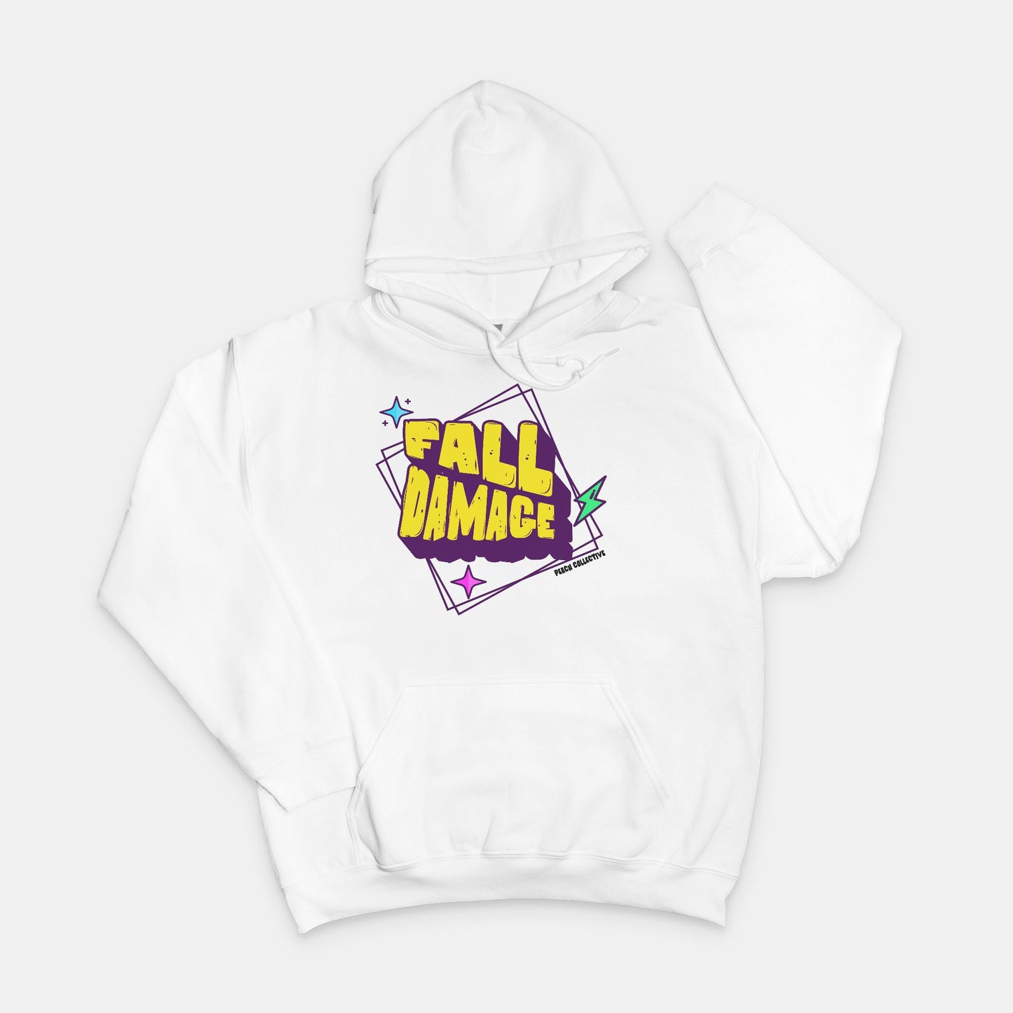 Fall Damage Unisex Hooded Sweatshirt Gildan 18500
