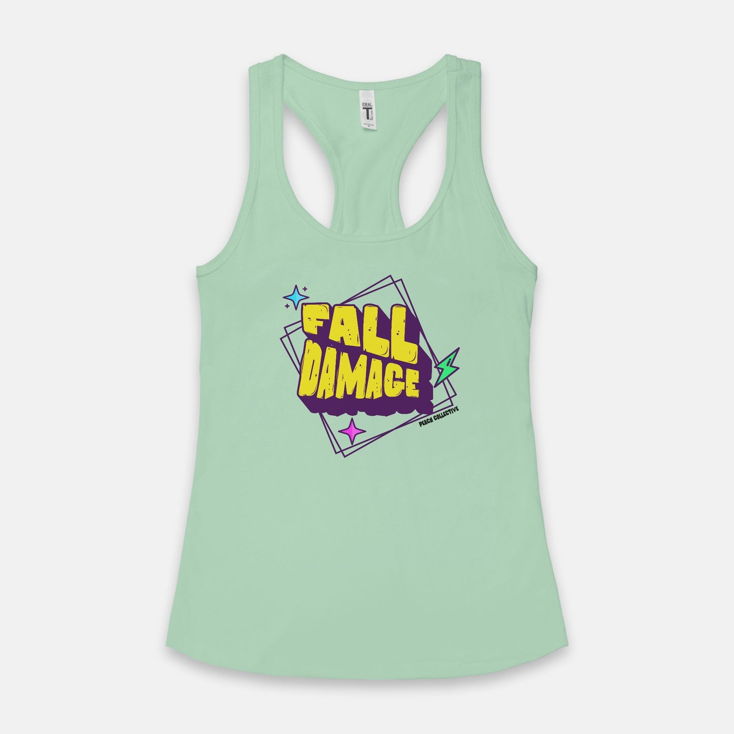 Fall Damage Women's Racerback Tank Next Level 1533