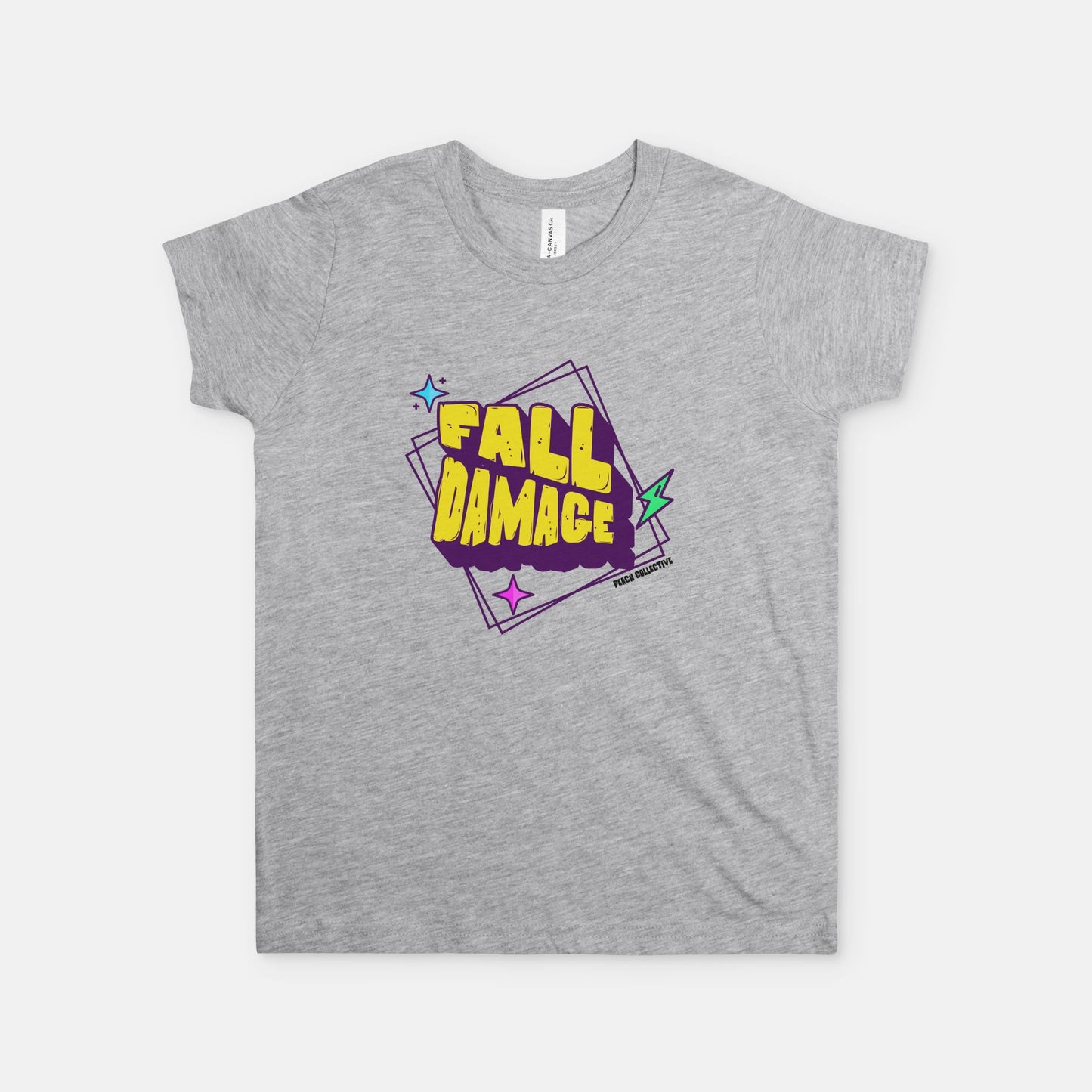 Fall Damage Bella Canvas Youth Unisex Jersey Short Sleeve Tee 3001Y