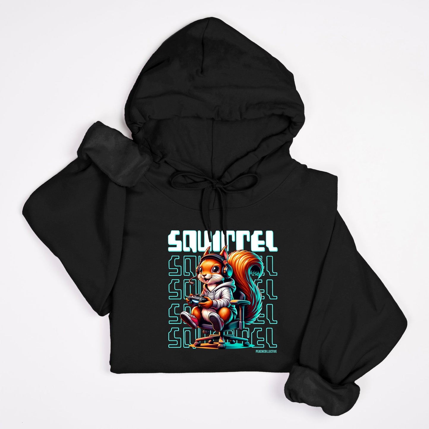 Squirrel Unisex Hooded Sweatshirt Gildan 18500