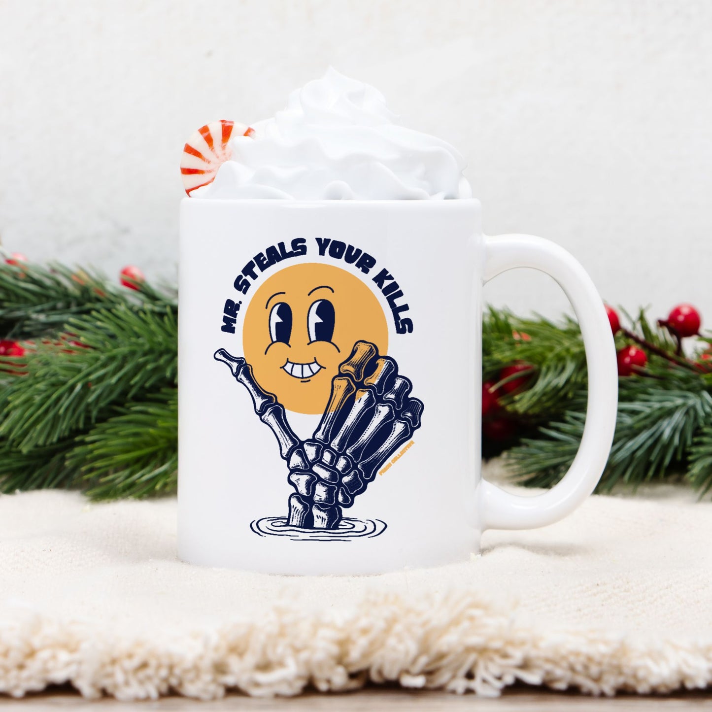 Mr. Steals Your Kills Mug 11oz