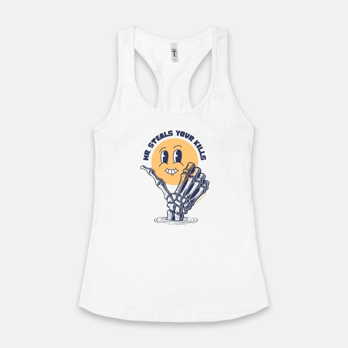 Mr Steals Your Kills Women's Racerback Tank Next Level 1533