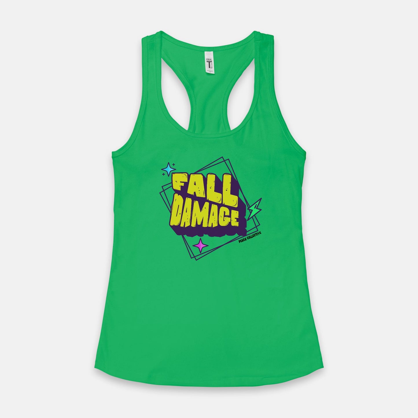 Fall Damage Women's Racerback Tank Next Level 1533