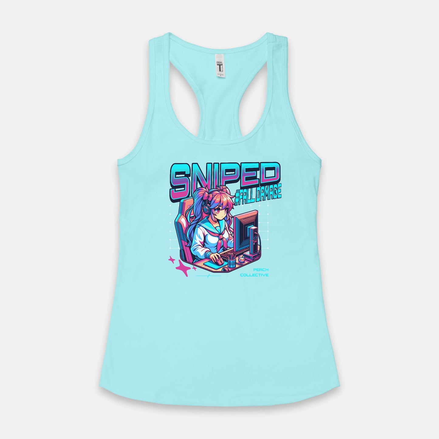 Sniped Women's Racerback Tank Next Level 1533