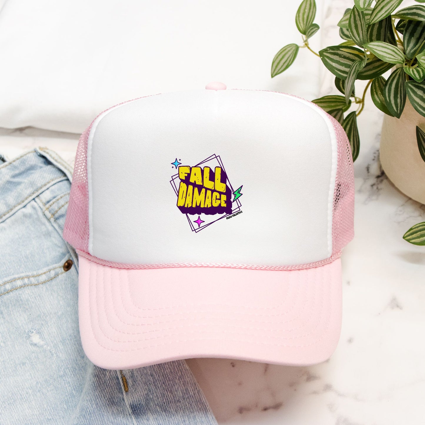 Fall Damage Foam Trucker Hat Otto 39-165