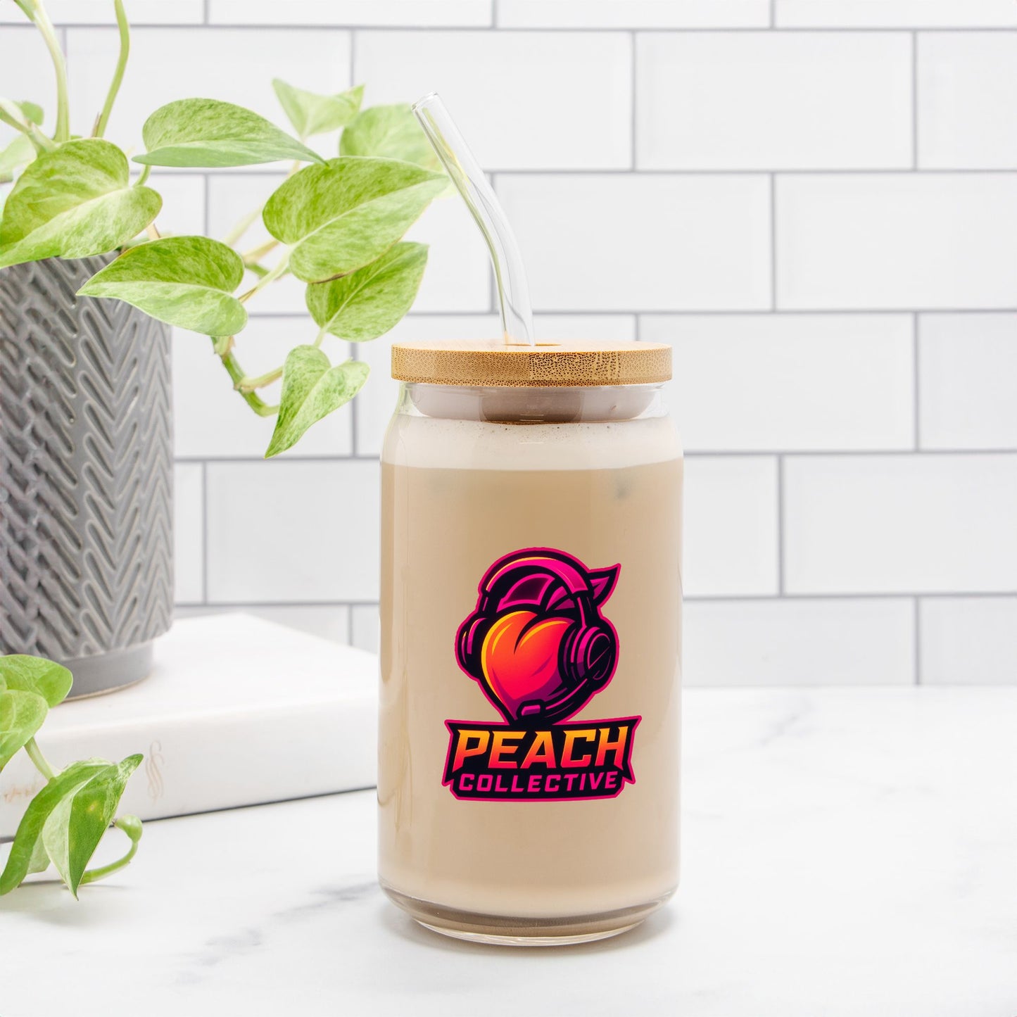 Peach Collective Glass Can 16oz