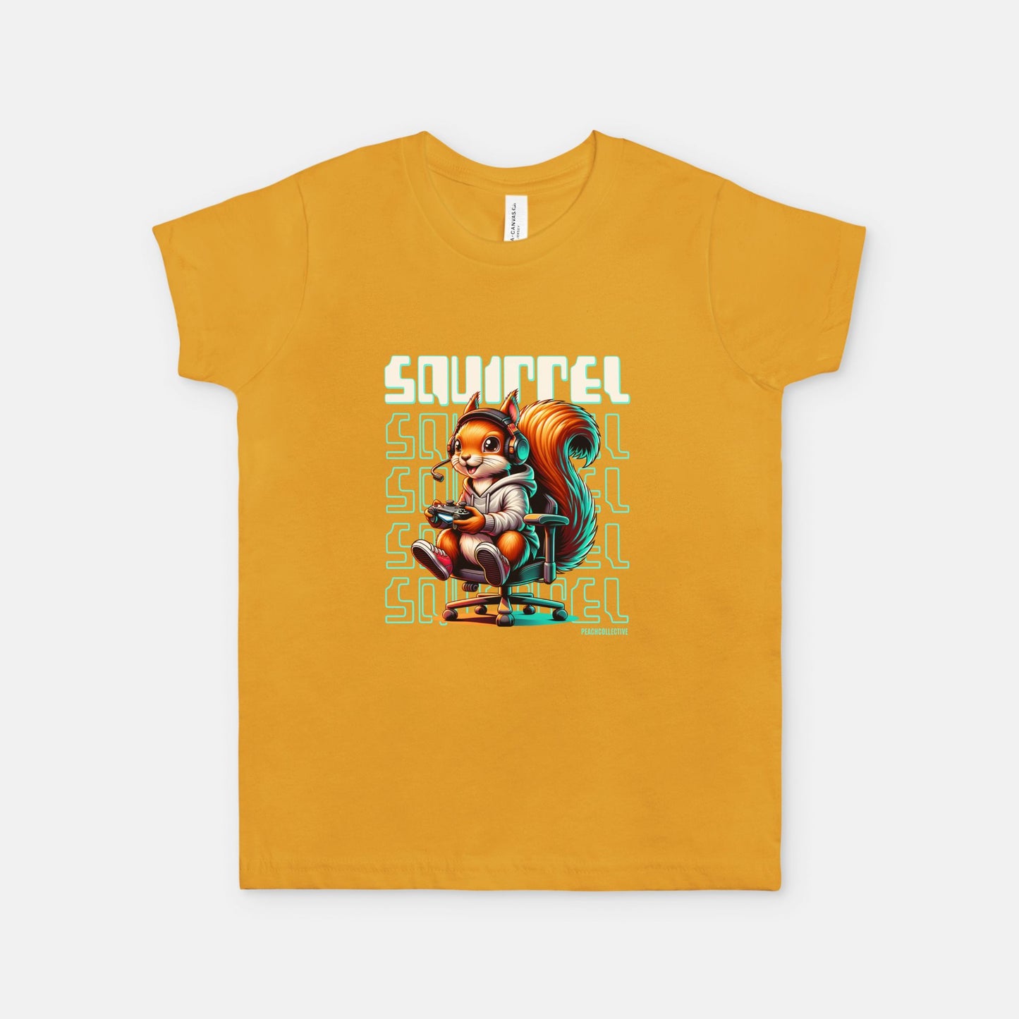 Squirrel Bella Canvas Youth Unisex Jersey Short Sleeve Tee 3001Y