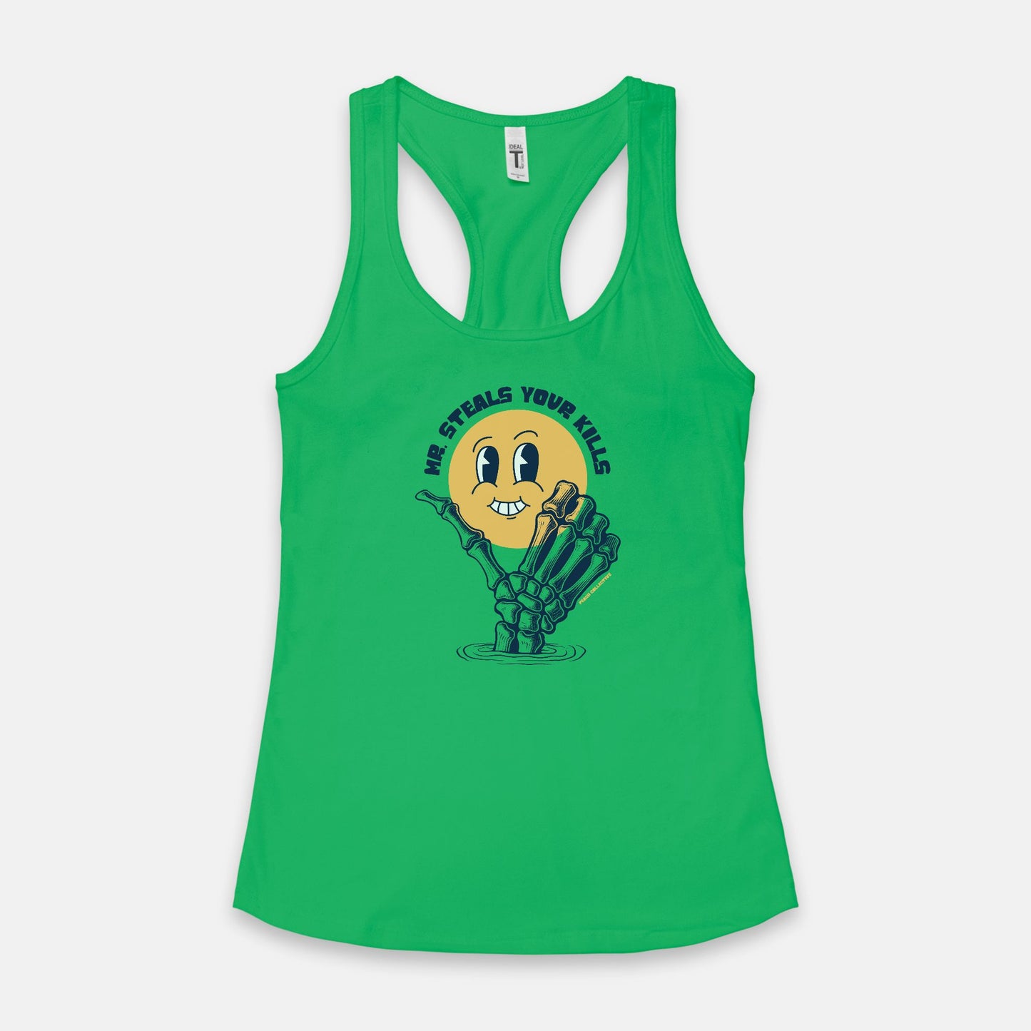 Mr Steals Your Kills Women's Racerback Tank Next Level 1533