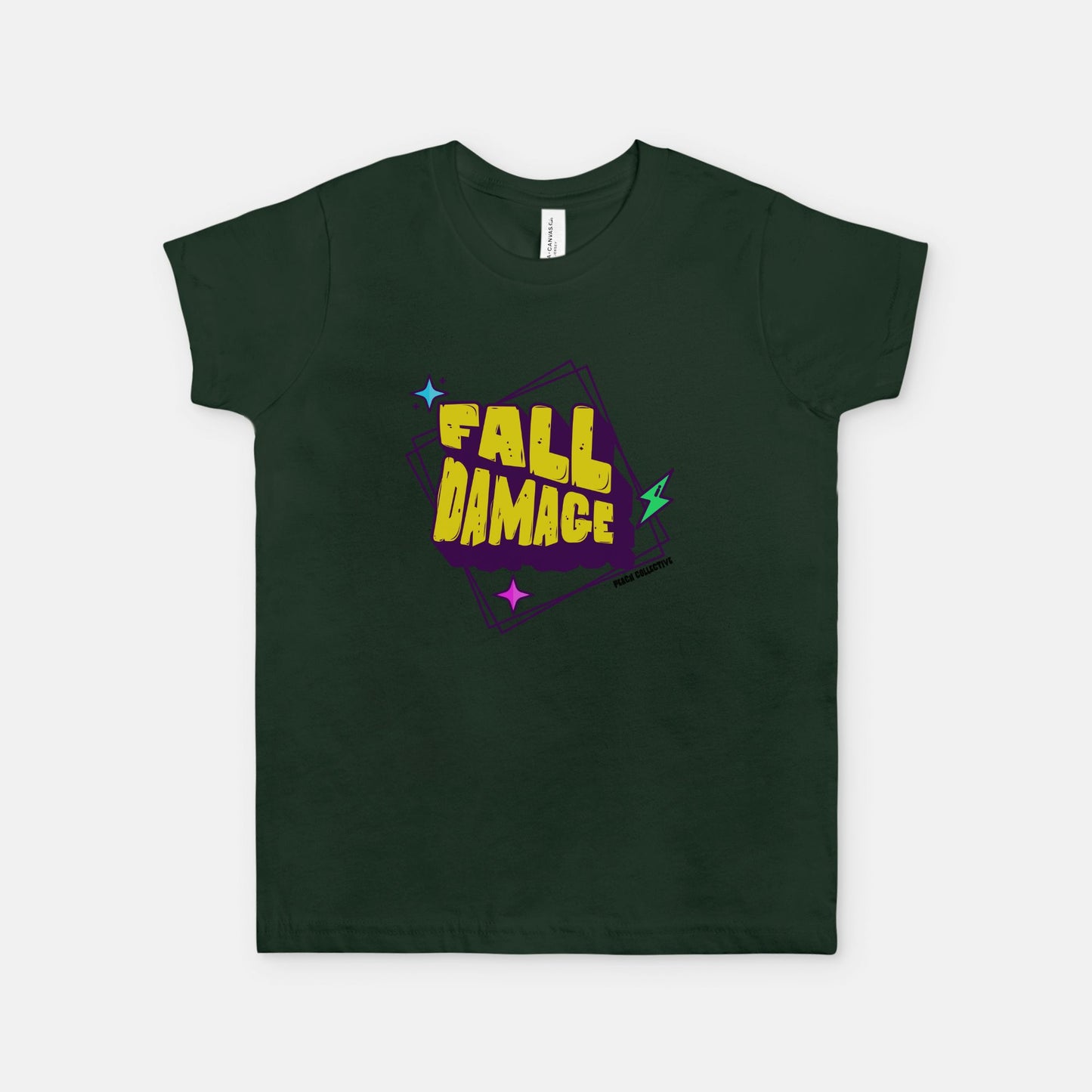 Fall Damage Bella Canvas Youth Unisex Jersey Short Sleeve Tee 3001Y