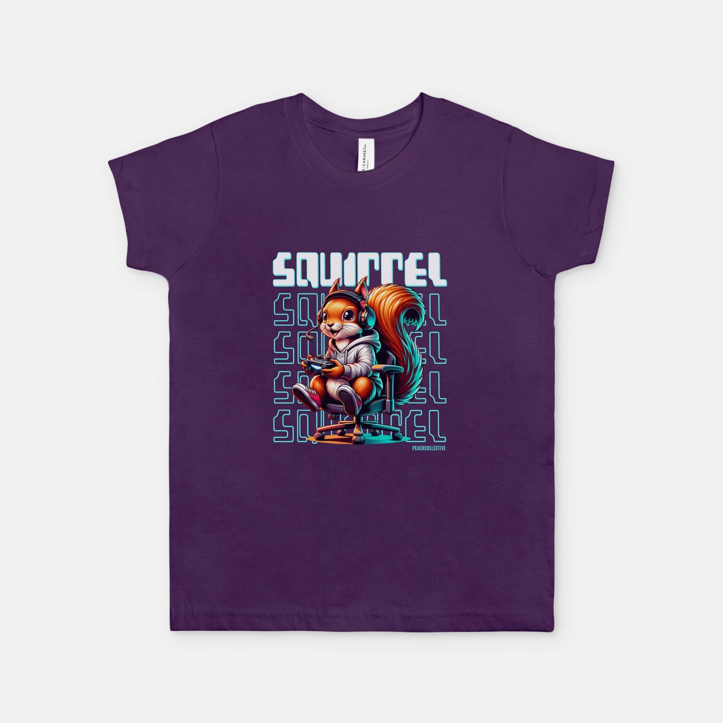 Squirrel Bella Canvas Youth Unisex Jersey Short Sleeve Tee 3001Y