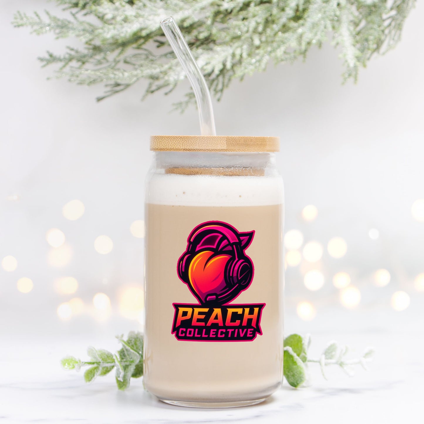 Peach Collective Glass Can 16oz