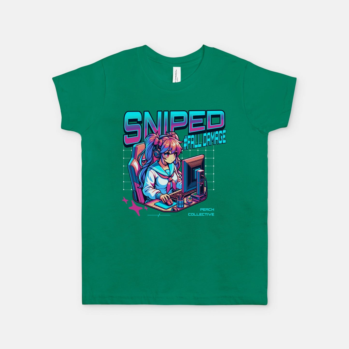 Sniped Bella Canvas Youth Unisex Jersey Short Sleeve Tee 3001Y