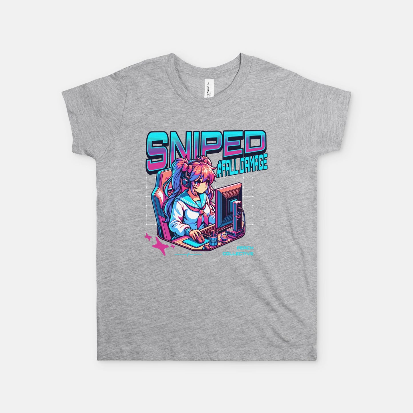 Sniped Bella Canvas Youth Unisex Jersey Short Sleeve Tee 3001Y