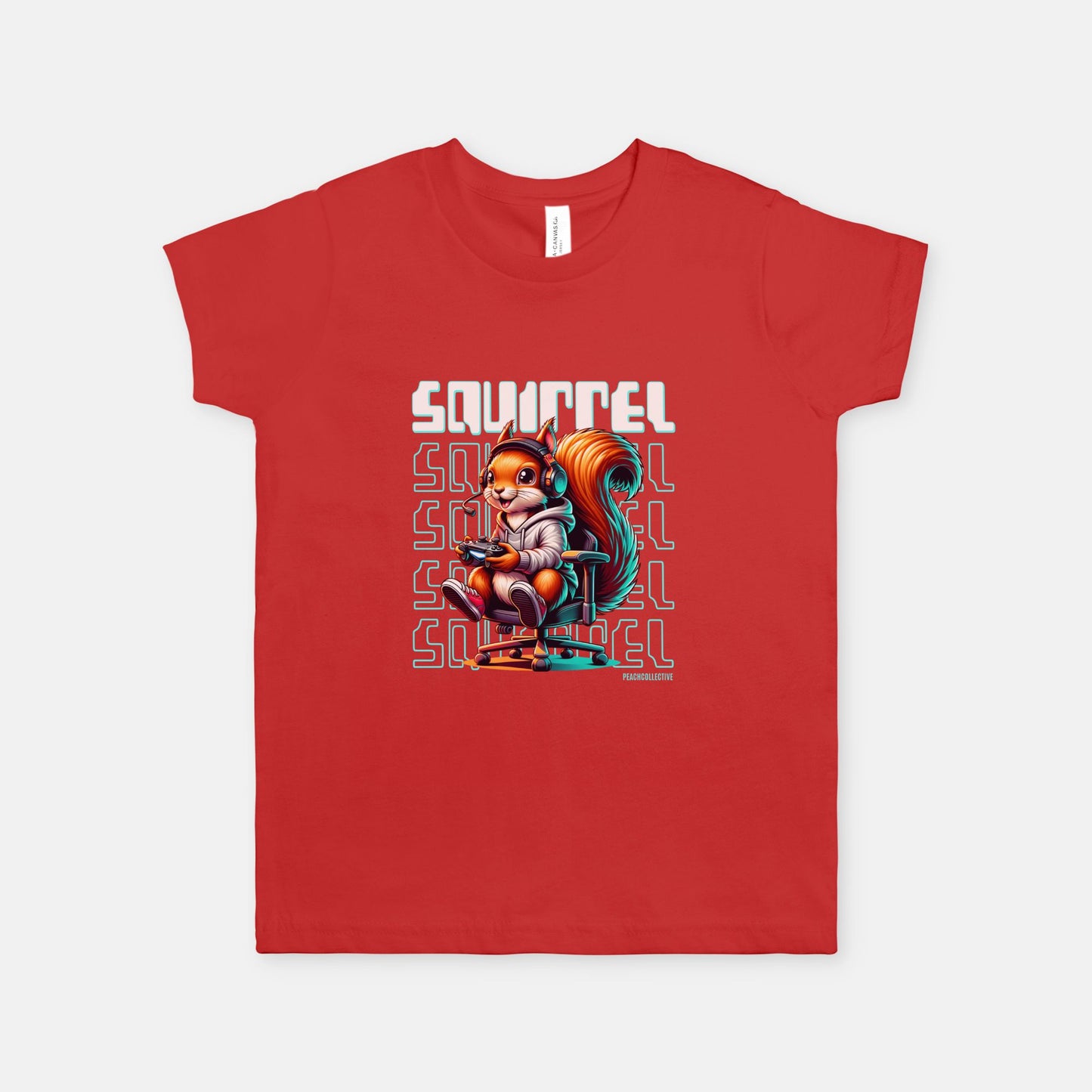 Squirrel Bella Canvas Youth Unisex Jersey Short Sleeve Tee 3001Y