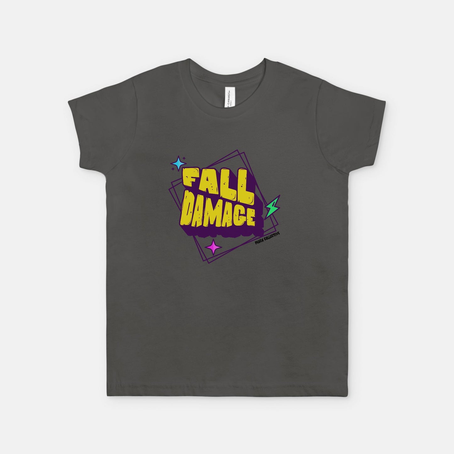 Fall Damage Bella Canvas Youth Unisex Jersey Short Sleeve Tee 3001Y