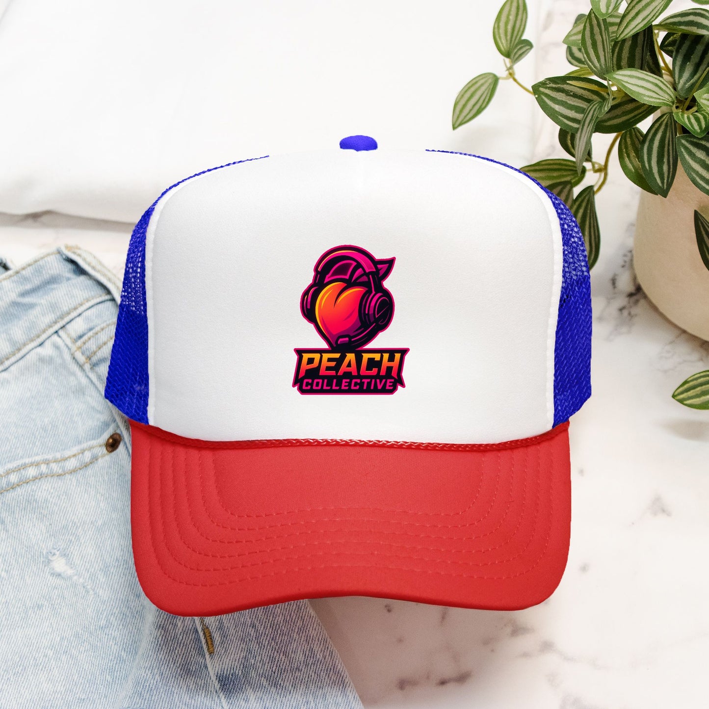 Peach Collective Foam Trucker Hat Otto 39-165