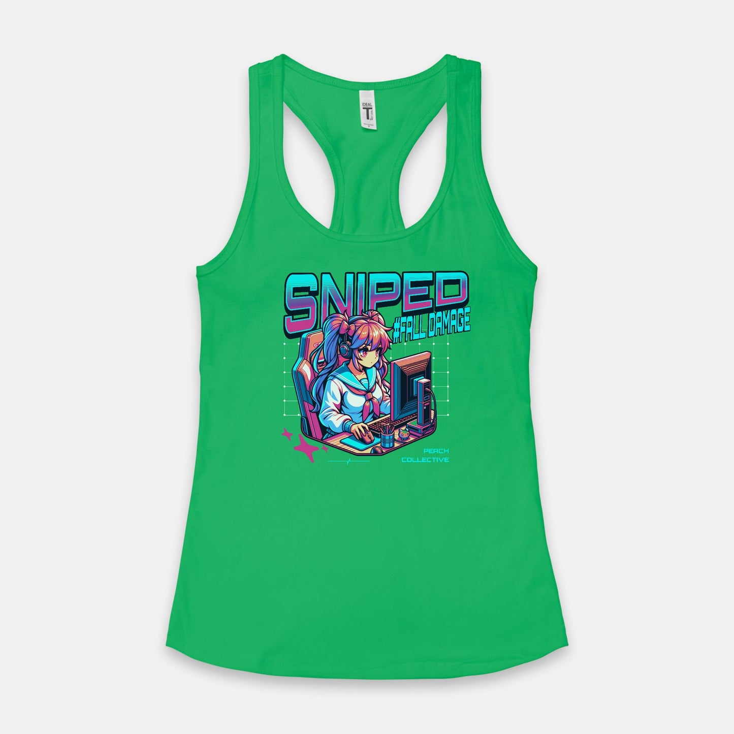 Sniped Women's Racerback Tank Next Level 1533