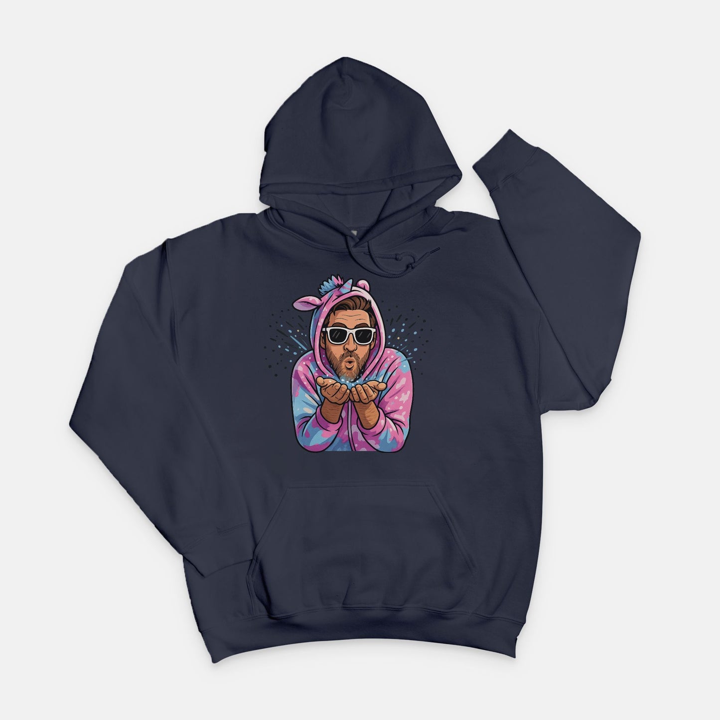 Only Horns Unisex Hooded Sweatshirt Gildan 18500