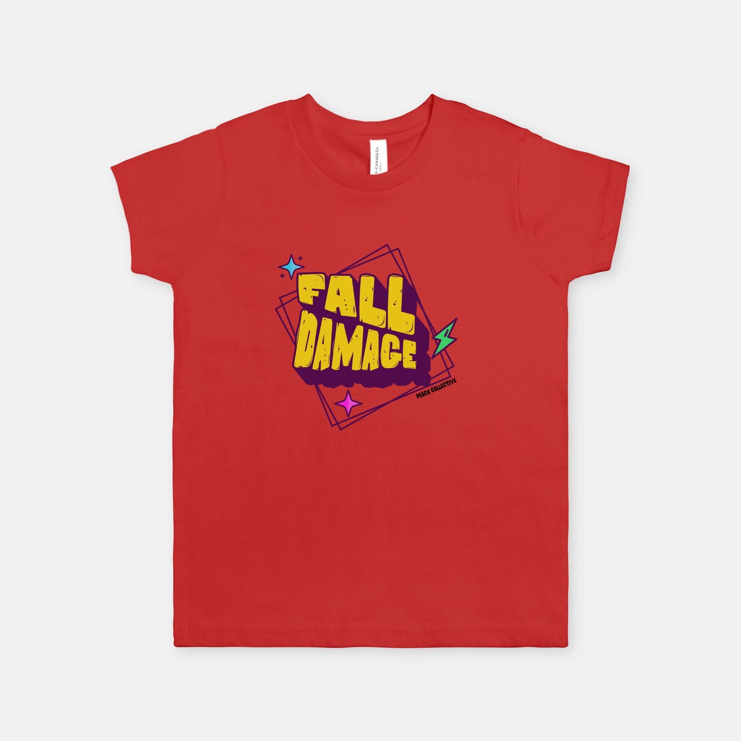 Fall Damage Bella Canvas Youth Unisex Jersey Short Sleeve Tee 3001Y