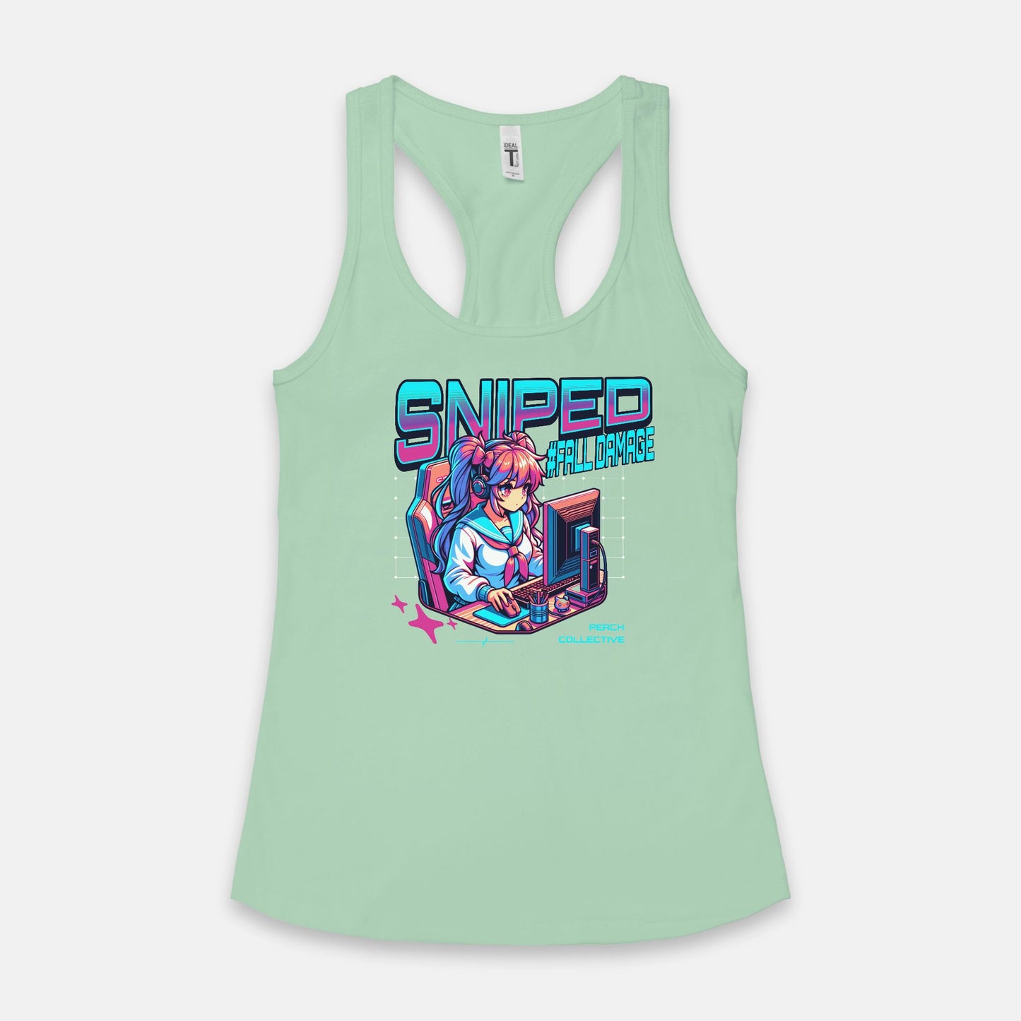Sniped Women's Racerback Tank Next Level 1533