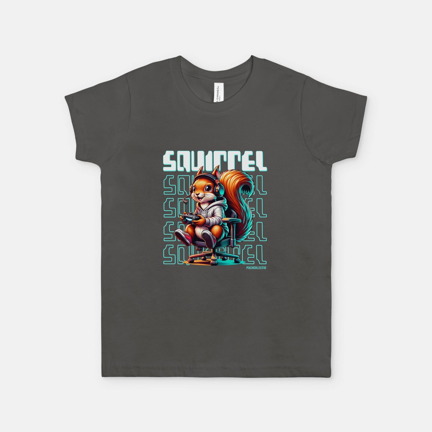 Squirrel Bella Canvas Youth Unisex Jersey Short Sleeve Tee 3001Y