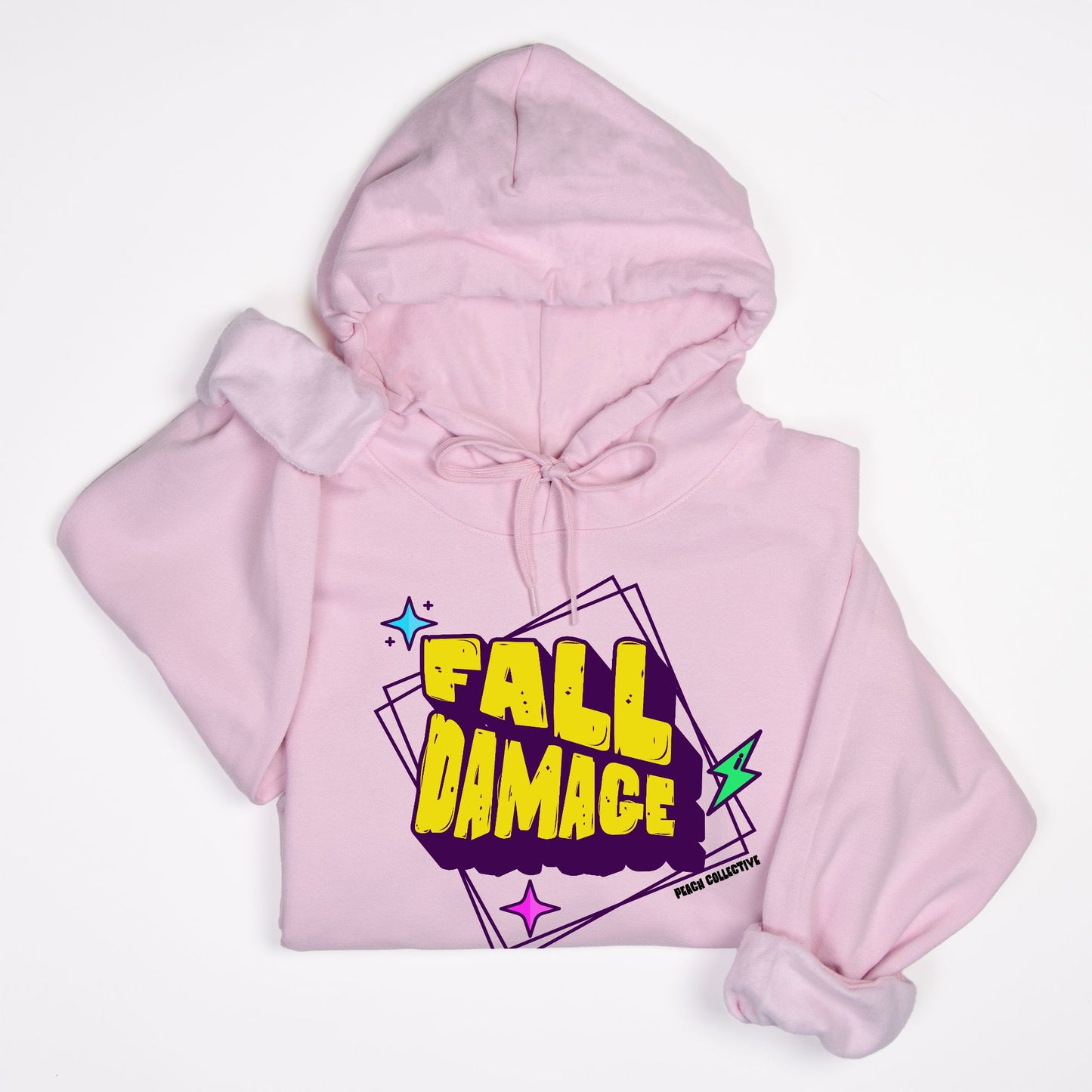Fall Damage Unisex Hooded Sweatshirt Gildan 18500