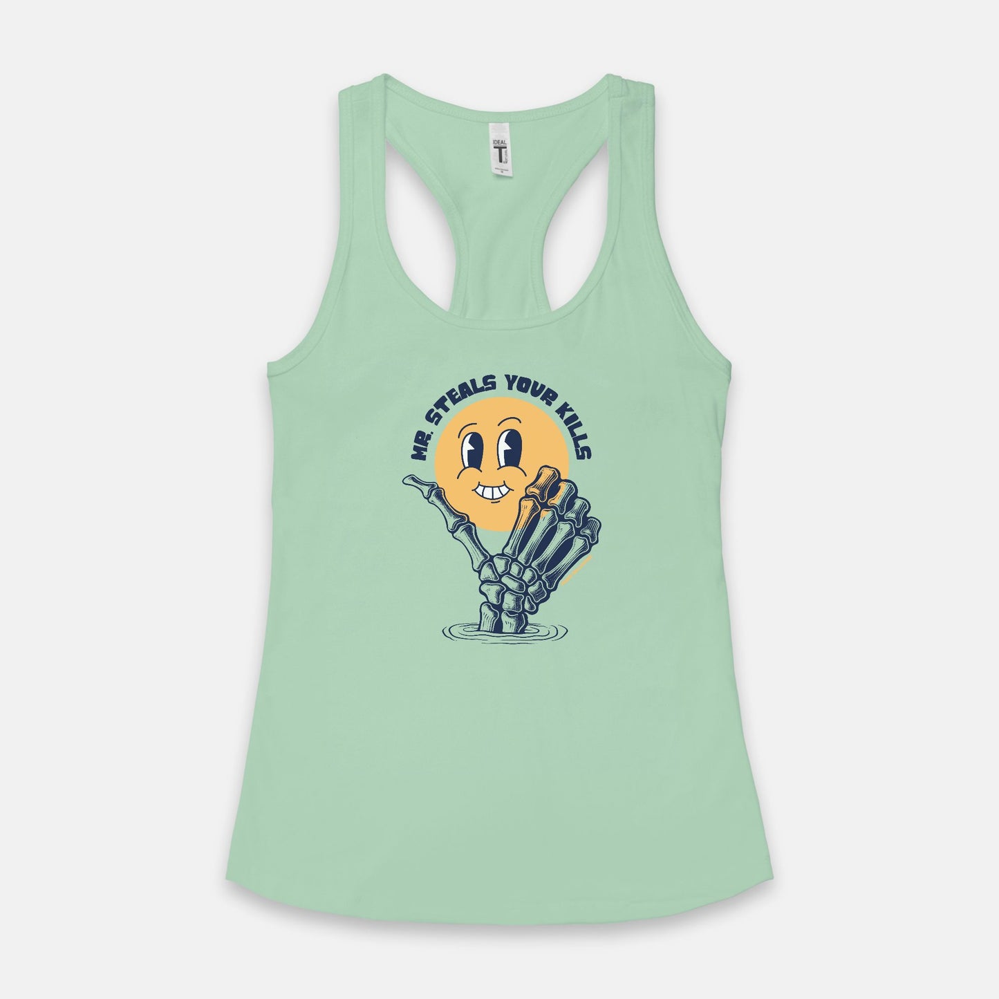 Mr Steals Your Kills Women's Racerback Tank Next Level 1533