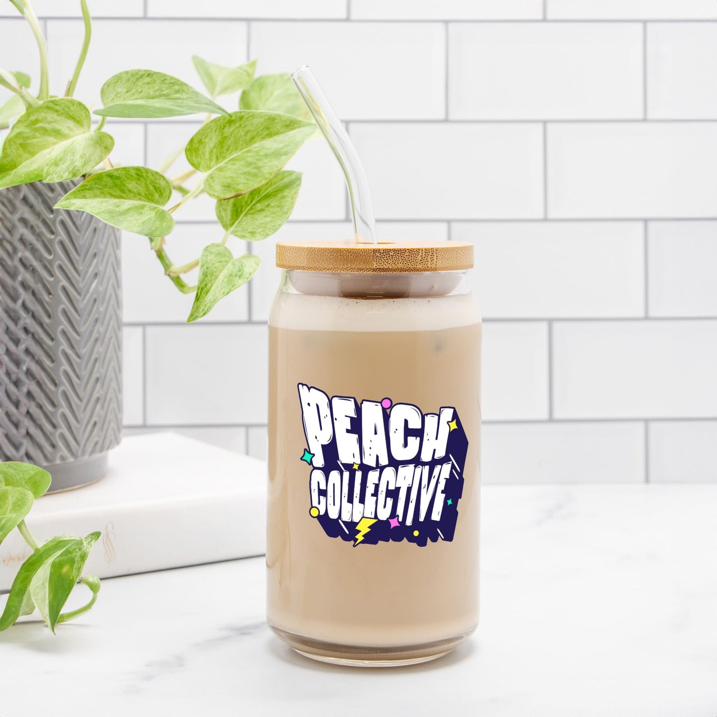 Peach Collective Glass Can 16oz