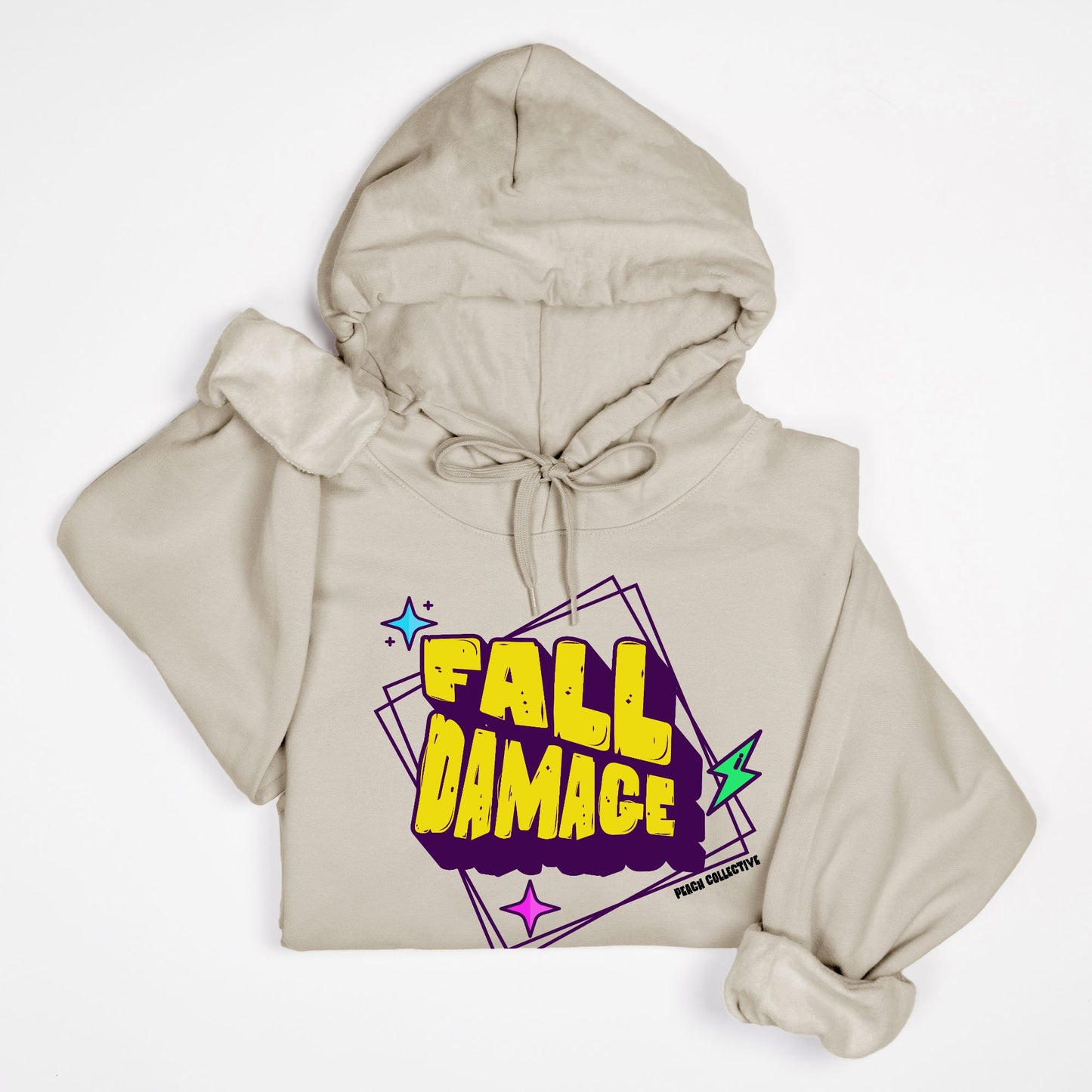 Fall Damage Unisex Hooded Sweatshirt Gildan 18500
