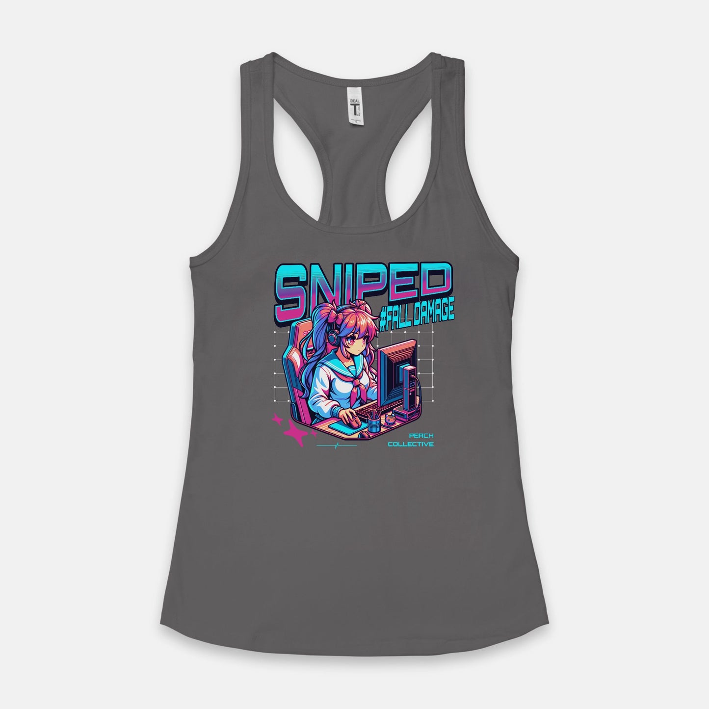 Sniped Women's Racerback Tank Next Level 1533