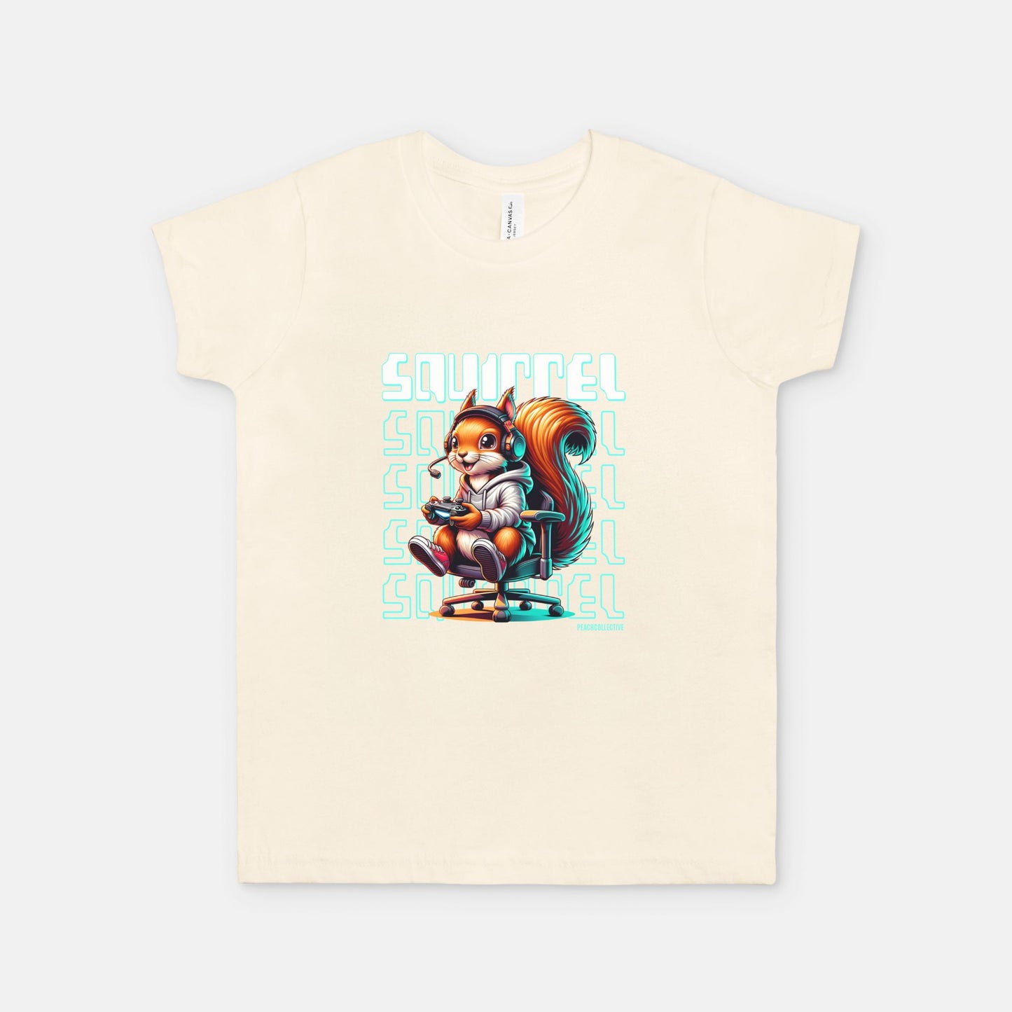 Squirrel Bella Canvas Youth Unisex Jersey Short Sleeve Tee 3001Y