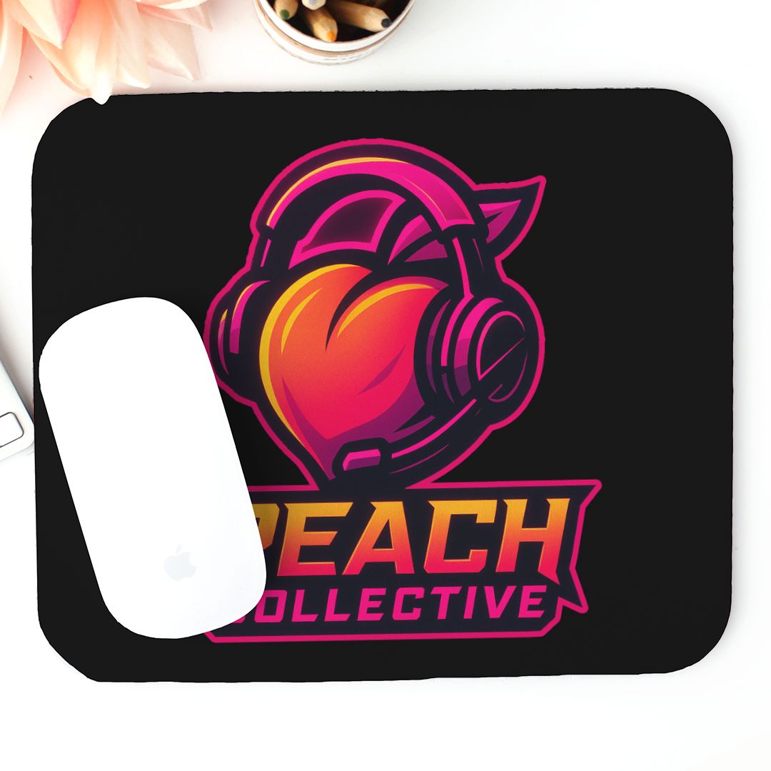 Peach Collective Mouse Pad (Rectangle)