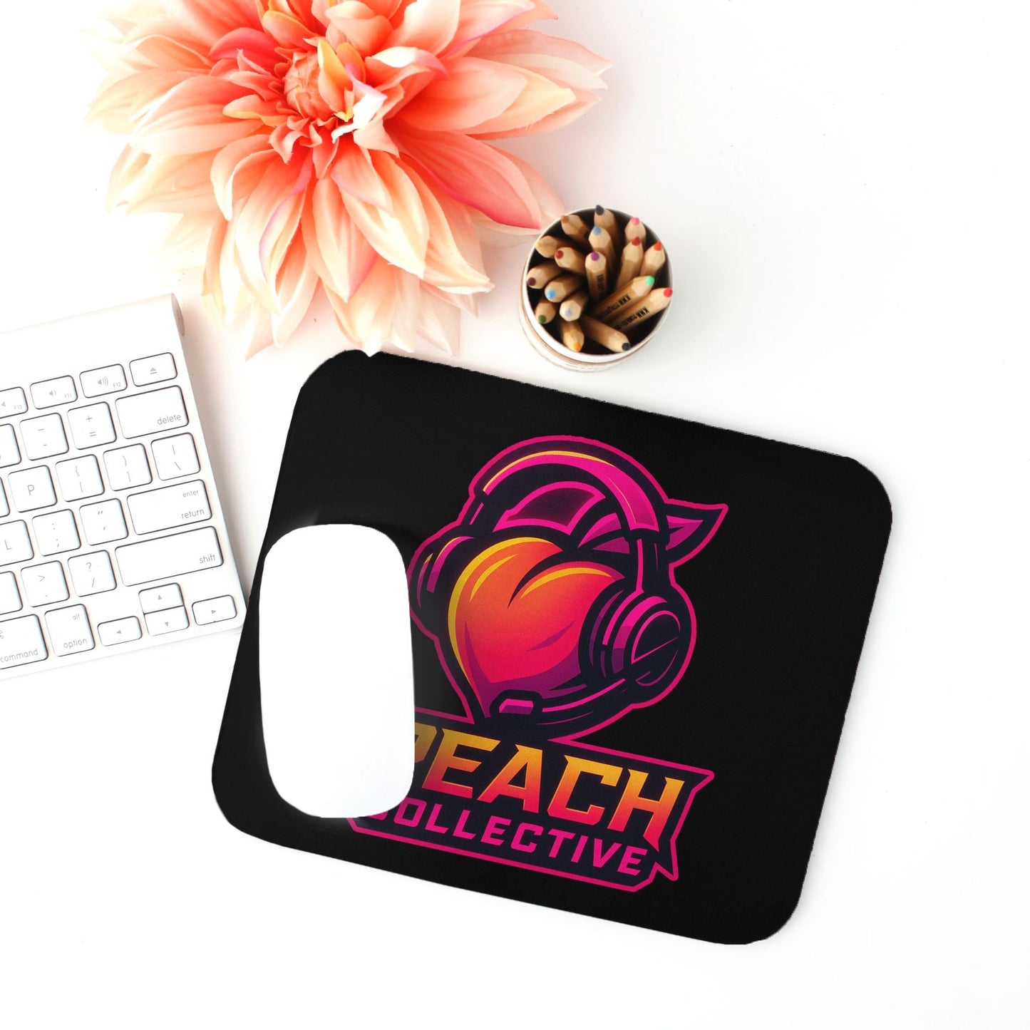 Peach Collective Mouse Pad (Rectangle)
