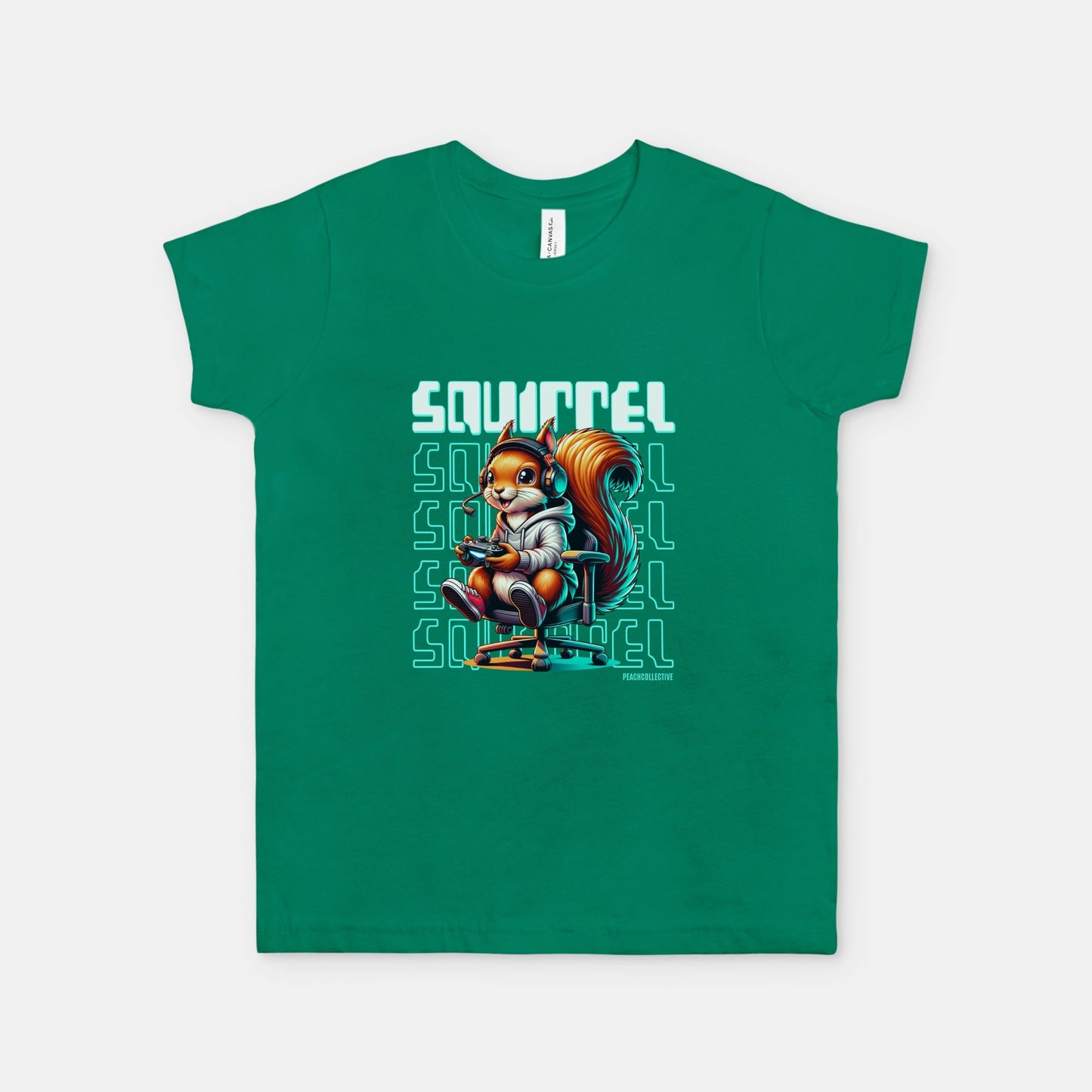 Squirrel Bella Canvas Youth Unisex Jersey Short Sleeve Tee 3001Y